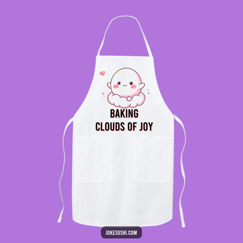 Funny Mochi Apron: Cheerful Kitchen Wear for Sweet Cooks