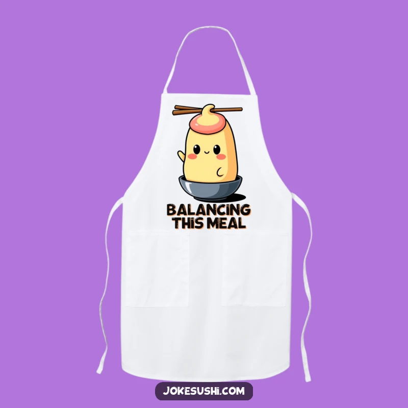 Funny Tamagoyaki Chopstick Apron: Cook with Precision and Humor!