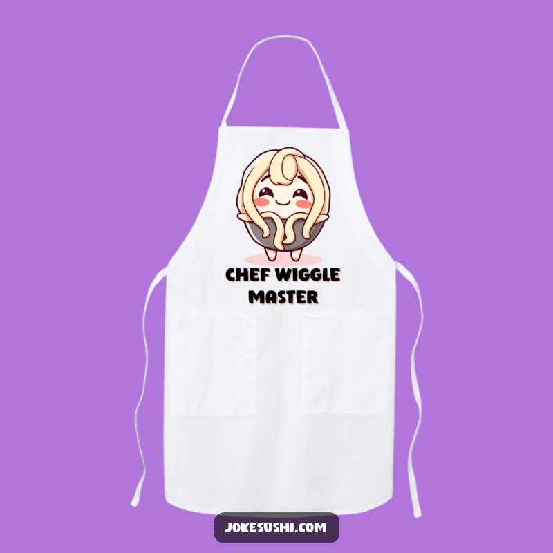 Funny Udon Noodle Wiggle Apron: Cook with Glee and Hilarious Style
