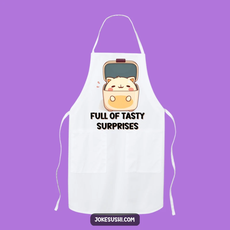 Funny Bento Box Apron: Cook with a Delightful Gasp and Kitchen Confidence