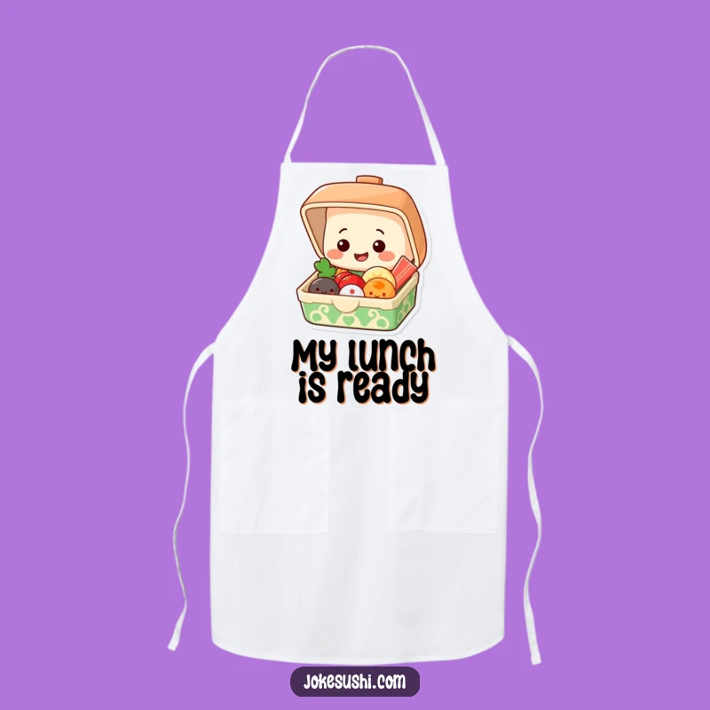 Funny Bento Box Cooking Apron: Serve Up Smiles in the Kitchen Gift