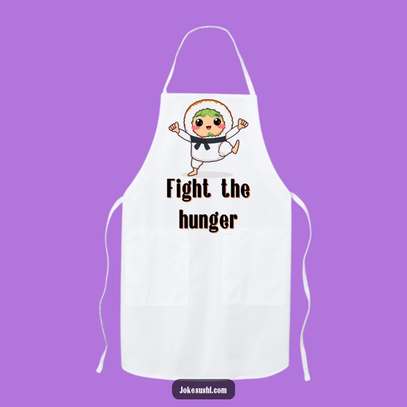 Funny Sushi Karate Apron - Hilarious Cooking Gear Gift