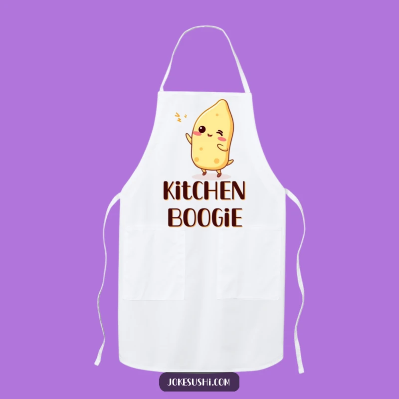 Funny Tamagoyaki Kitchen Apron - Hilarious Foodie Dance Gear