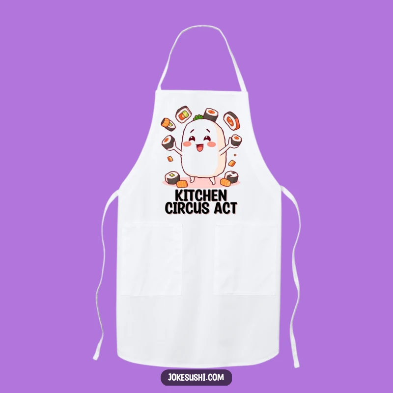 Funny Apron: Onigiri Juggling Sushi Cooking Gear, Hilarious Gift For Chefs