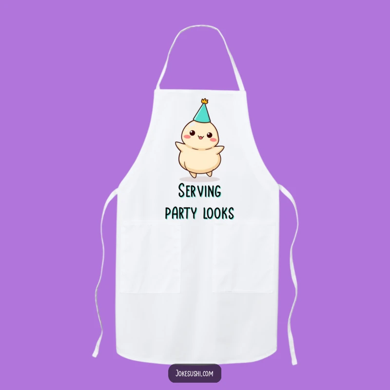 Funny Dumpling Party Apron: Cook and Celebrate with Hilarious Style