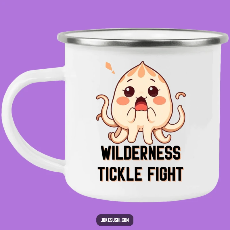 Funny Surprised Takoyaki Camping Mug: Your Adventure Buddy For Coffee And Laughs Funny Gift