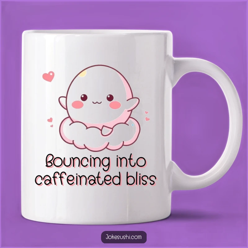 Funny Mochi Cloud Mug: A Whimsical and Cheerful Gift for Sweet Lovers