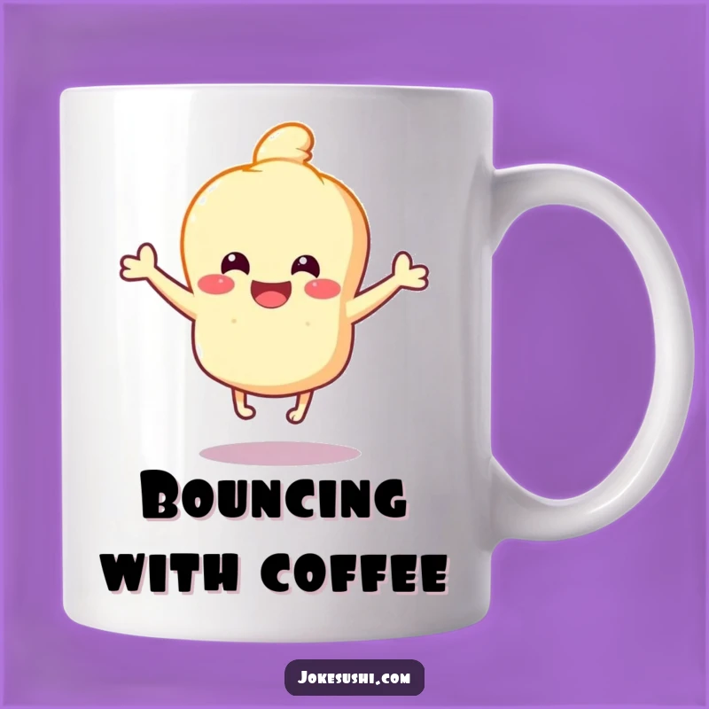 Funny Tempura Bounce Mug: Joyful Jiggles and Hilarious Gift