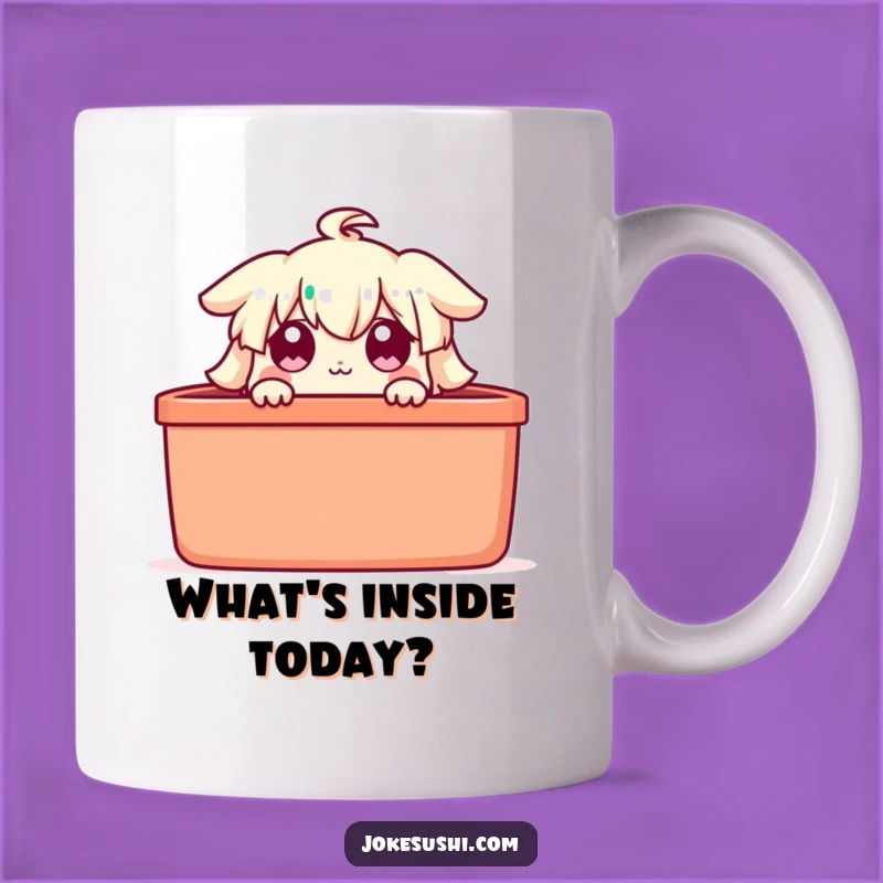 Funny Bento Box Mug: Start Your Day with Wide-Eyed Delightful Humor