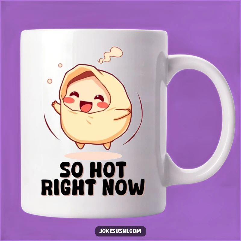 Funny Gyoza Spin Mug: Hilarious Foodie Fun and Perfect Gift