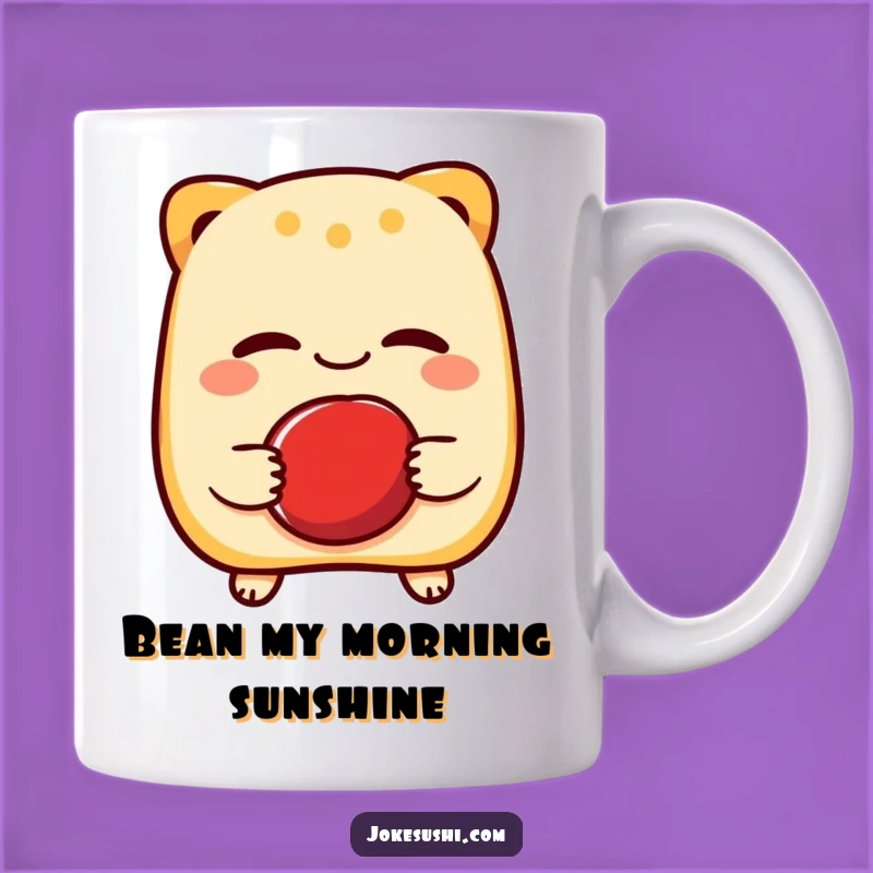 Funny Taiyaki Wink Mug: Cheerful Treat and Hilarious Gift for Pastry Lovers