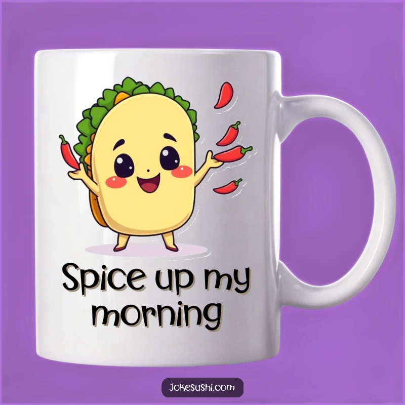 Funny Taco Mug: Spice Up Your Day With This Cheerful Funny Gift