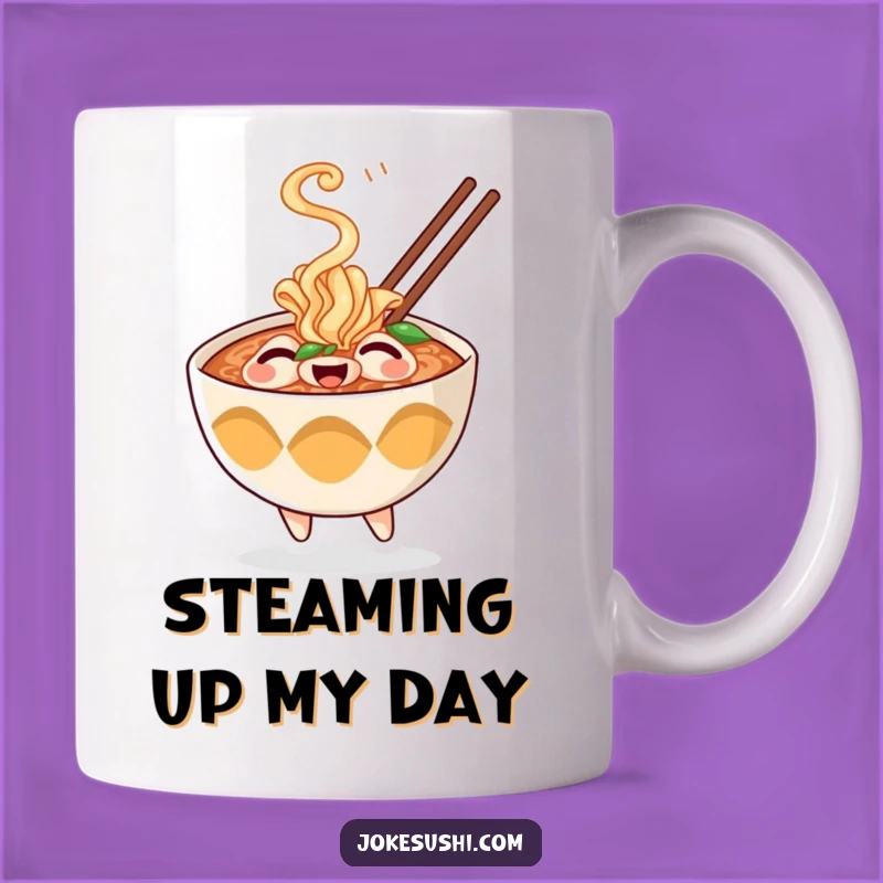 Funny Ramen Steam Mug - Warm Up Your Day with Humorous Flavor