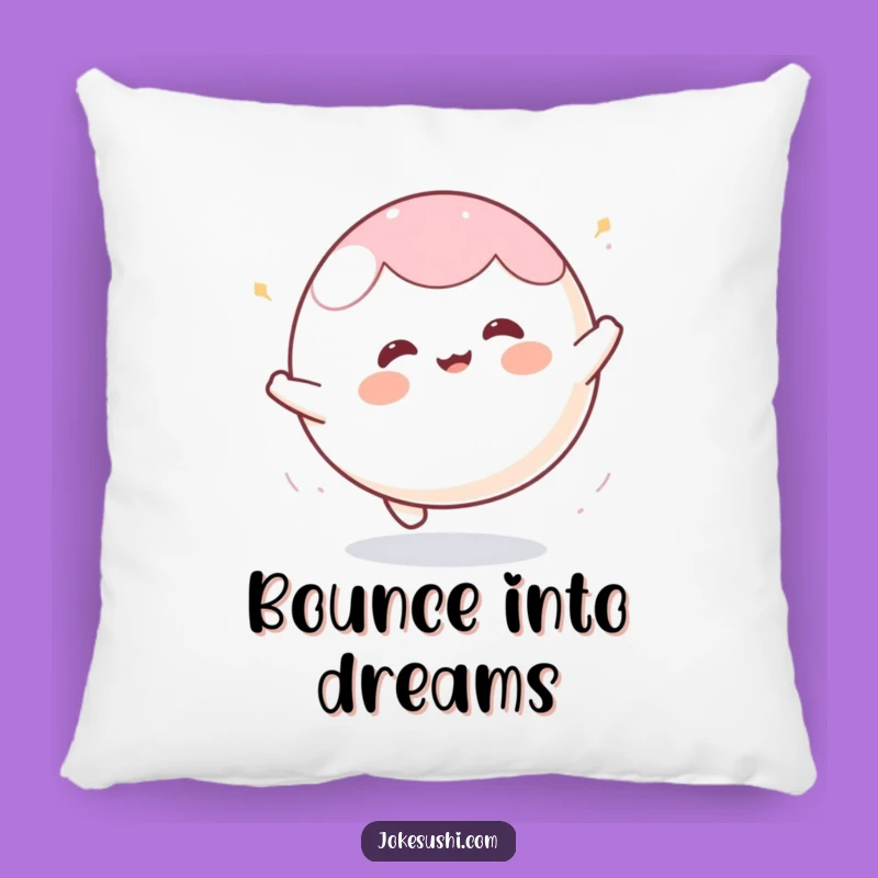Funny Mochi Ball Bounce Pillow: Cozy Playful Accent, Perfect Humorous Gift