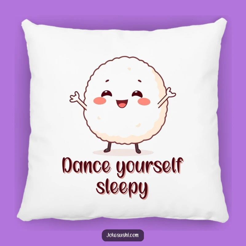 Funny Dancing Rice Ball Pillow - Comfy Fun for Your Relaxation