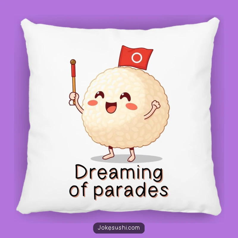 Funny Rice Ball Pillow: Snuggle With This Cheerful Funny Gift