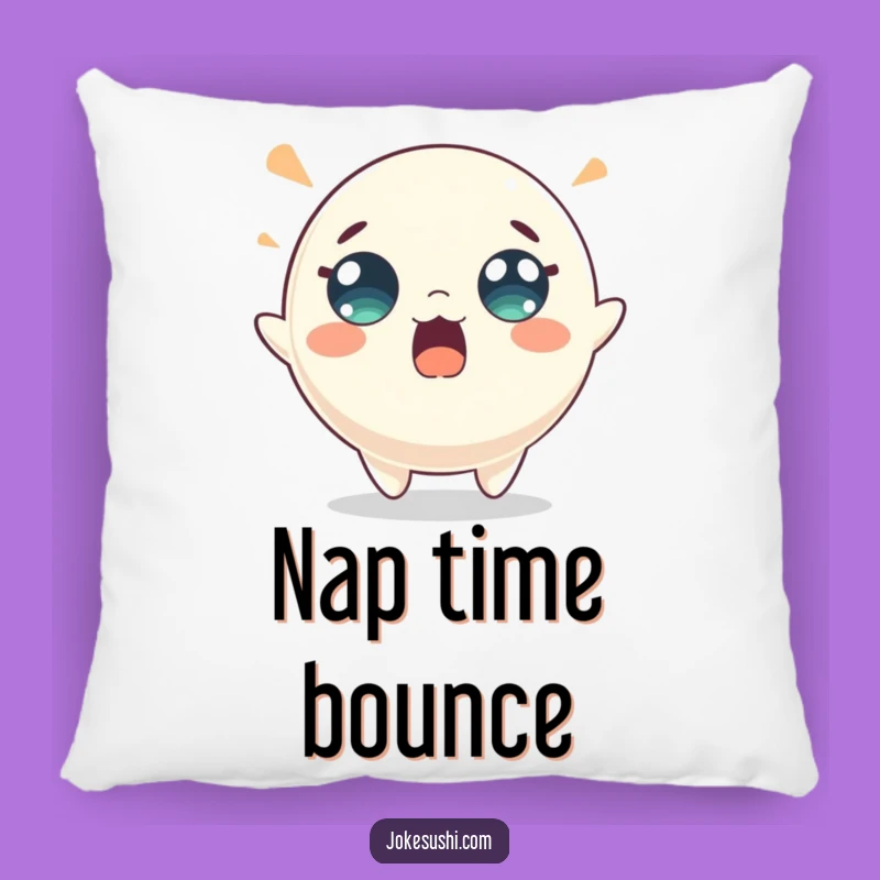 Funny Mochi Bounce Pillow: Surprised Character Comfort, Perfect Energetic Gift!
