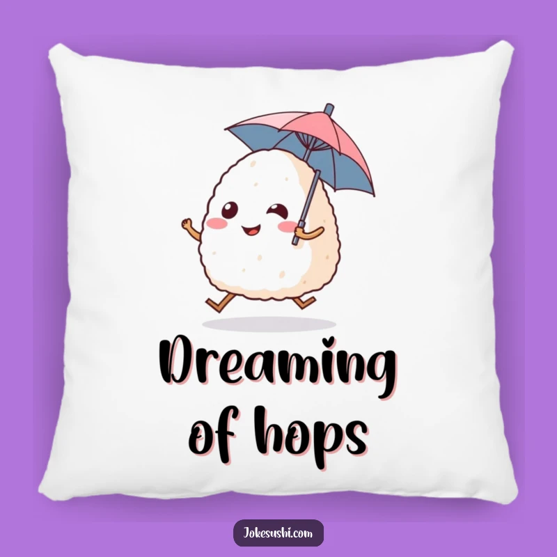 Funny Onigiri Pillow - Soft and Cute Rice Ball Character Accent