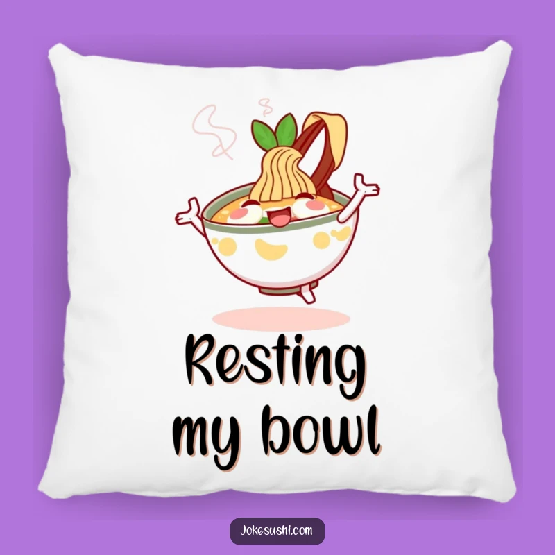 Funny Ramen Pillow: Snuggle With This Cheerful Funny Gift