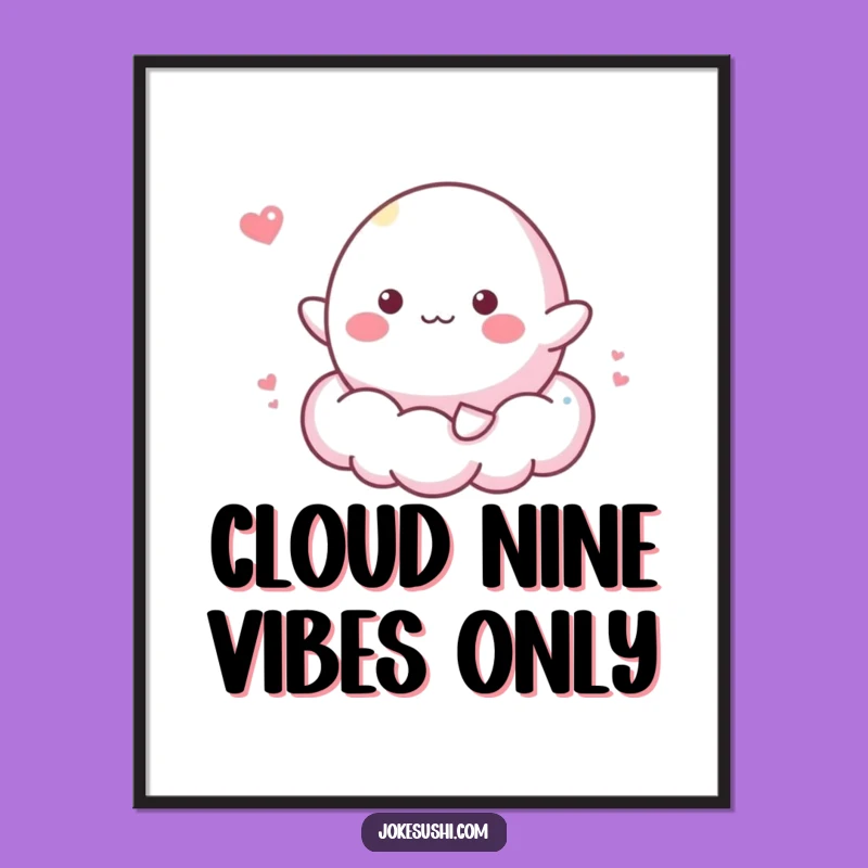 Funny Mochi Art Print: Instant Whimsical Decor for Sweet Spaces