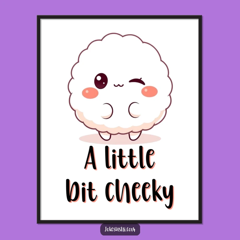 Funny Rice Ball Digital Art: Instant Playful Decor for Your Walls