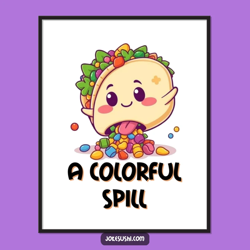 Funny Taco Digital Art - Instant Playful Tripping Decor