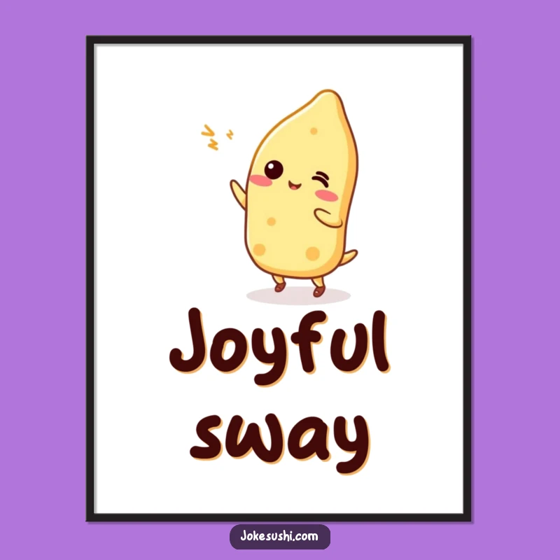 Funny Tamagoyaki Dance Digital Art - Instant Hilarious Foodie Decor