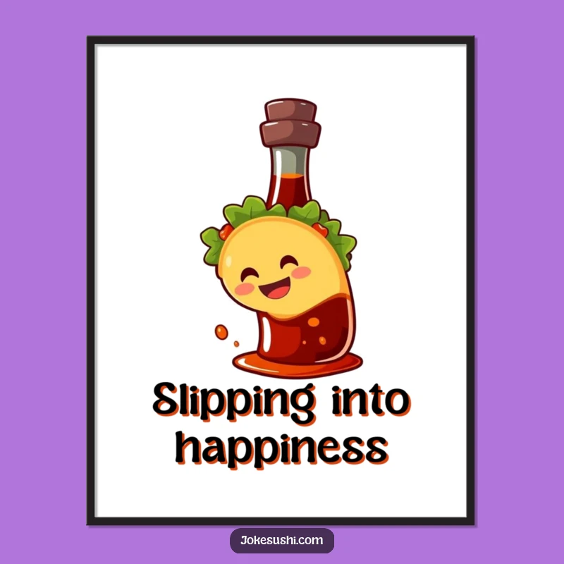 Funny Taco Art Print: Instant Hilarious Decor for Food Lovers