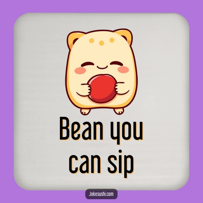 Funny Taiyaki Wink Coasters: Protect Surfaces with Sweet, Hilarious Art