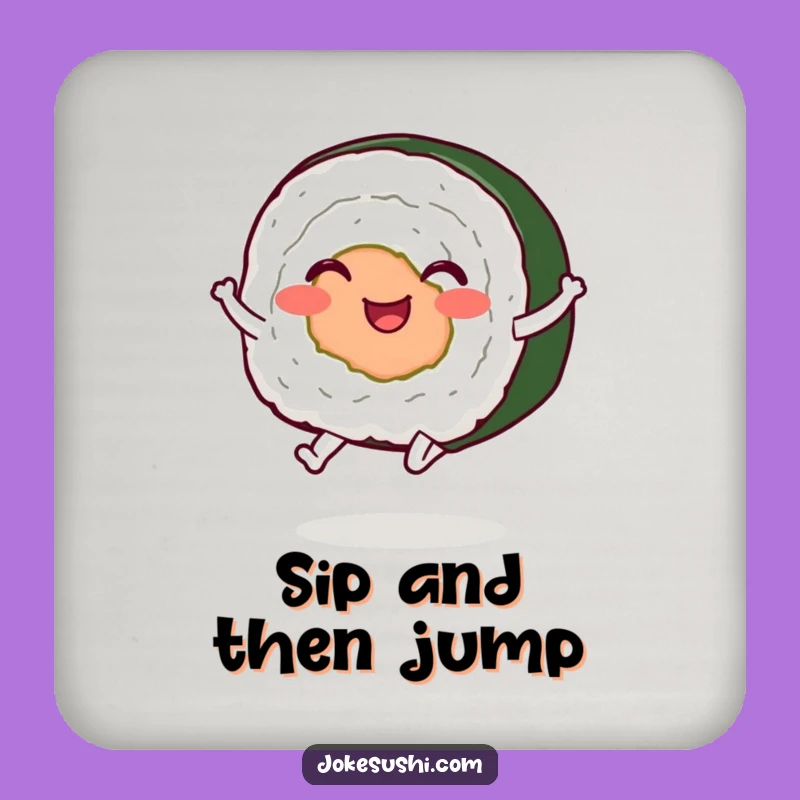 Funny Jumping Sushi Roll Coasters: Protect Surfaces with Hilarious, Playful Art