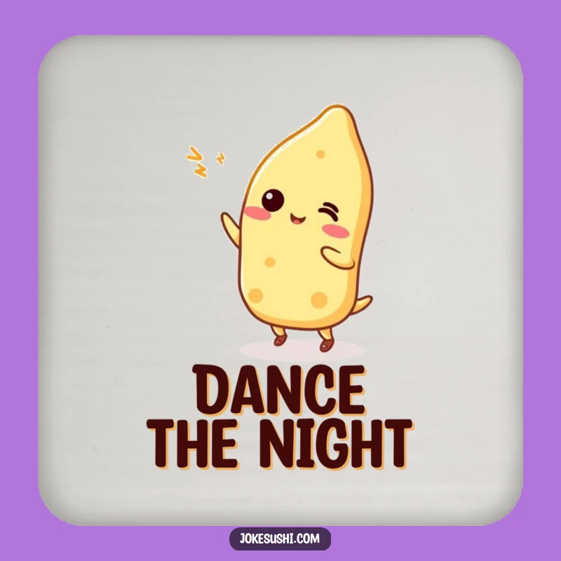 Funny Tamagoyaki Dance Coaster Set - Protect Surfaces with Foodie Fun