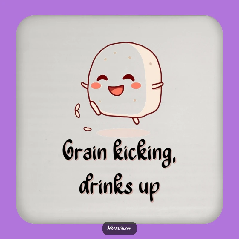 Funny Onigiri Coaster: Protect Surfaces with Playful Rice Ball Charm