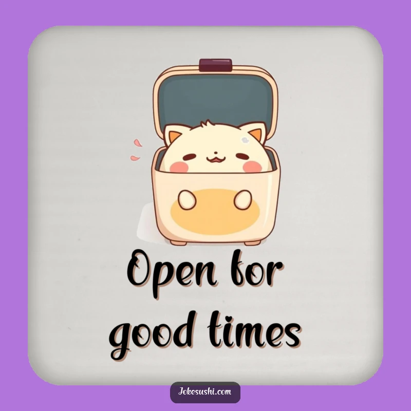 Funny Bento Box Coasters: Protect Surfaces with a Delightful Gasp