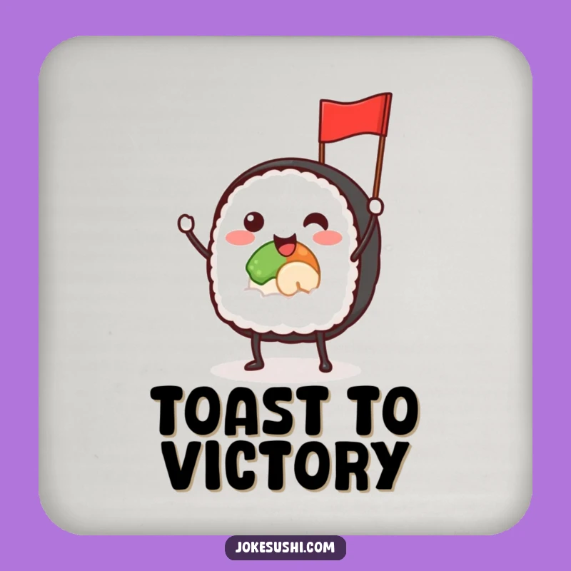 Funny Waving Sushi Roll Coaster, Happy Food Holder - Perfect Funny Gift