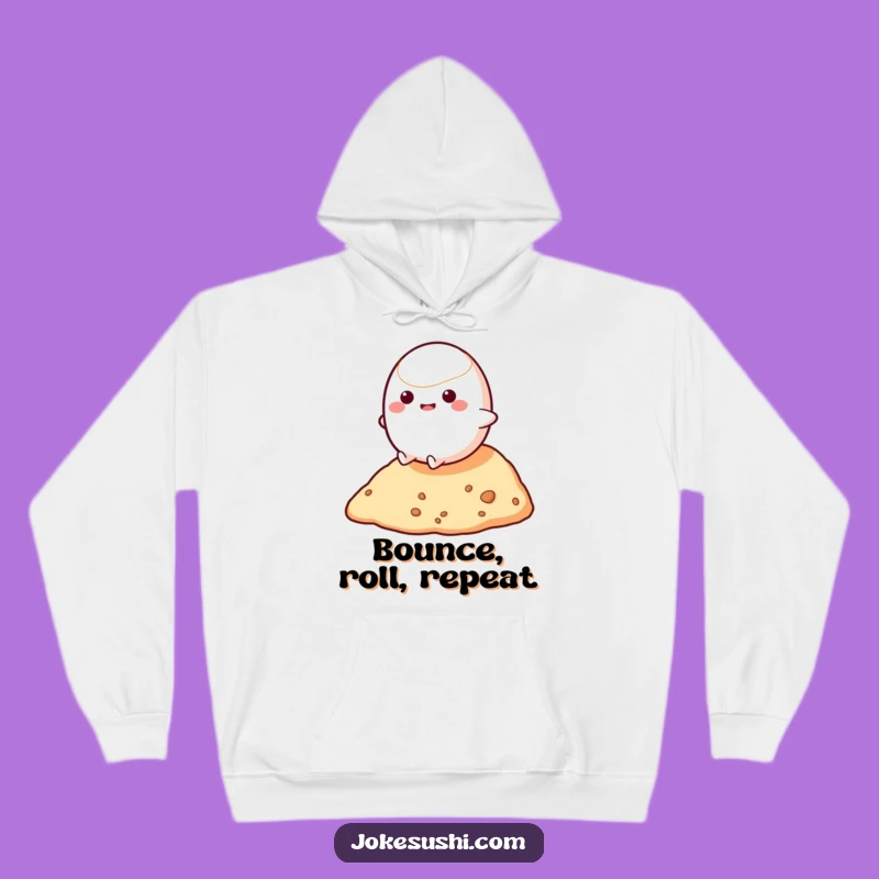 Funny Mochi Roll Hoodie: Cozy Comfort Meets Hilarious Bouncy Fun