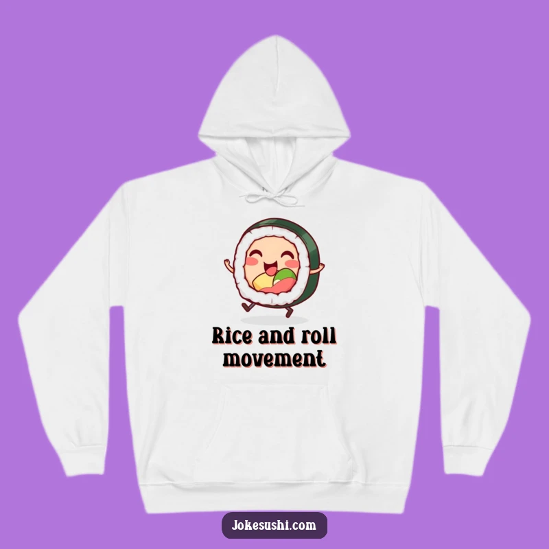 Cozy Funny Sushi Roll Hoodie: Your Go-To Comfy Gift for Food Fanatics