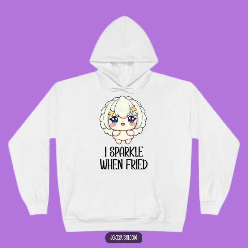 Funny Hoodie: Cozy Starry Eyed Tempura, Warm & Hilarious Gift For Comfort