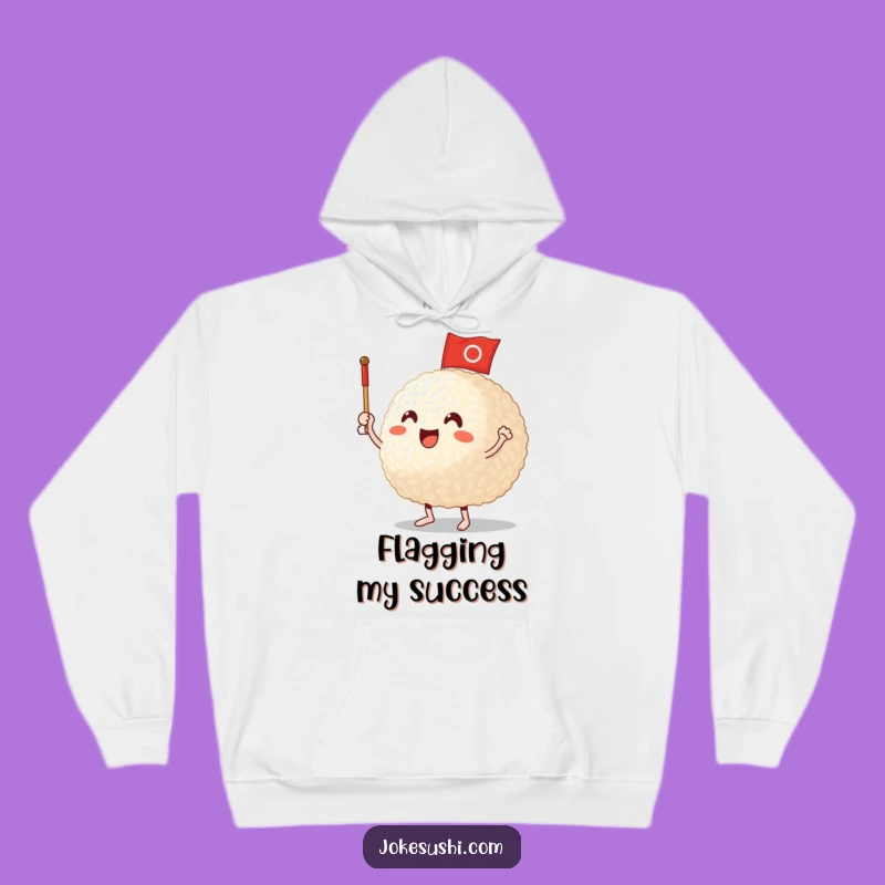 Funny Rice Ball Hoodie: Stay Cozy While Cheering With This Cheerful Funny Gift