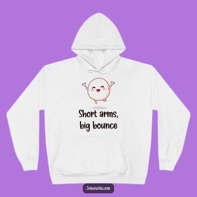 Funny Rice Ball Jump Hoodie: Cozy Playfulness - Your Ultimate 'Funny Gift'