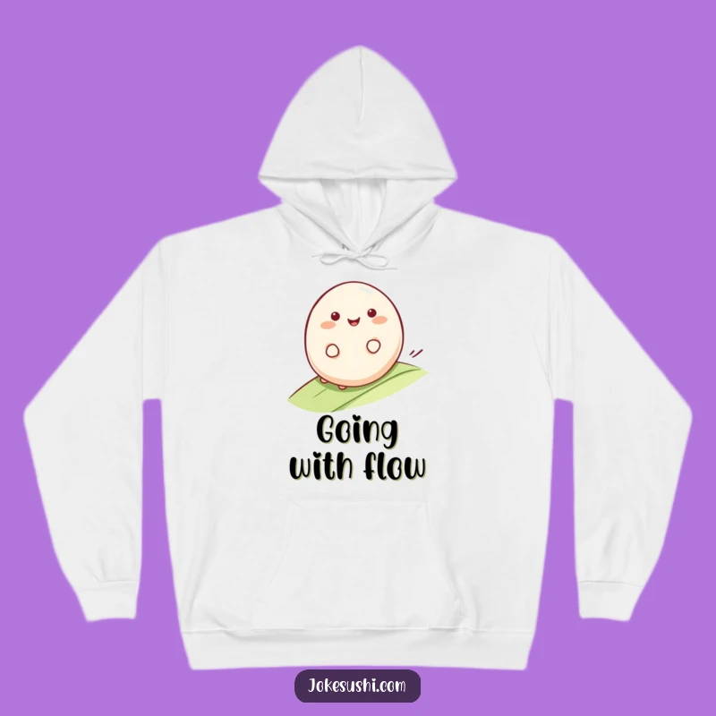 Cozy Funny Mochi Roll Hoodie: Warmth for Your Happy Journeys