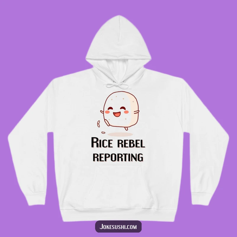 Cozy Funny Onigiri Hoodie: Warm and Playful Rice Ball Apparel