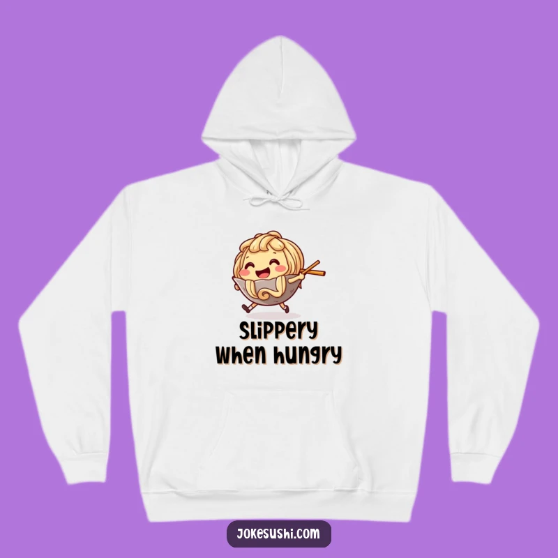 Cozy Funny Ramen Noodle Hoodie: Warm Up with Playful Noodle Character Hugs