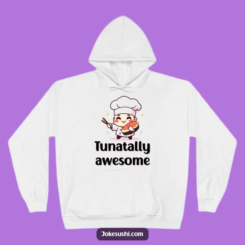 Cozy Funny Sushi Chef Hoodie: Warm Up with Japanese Food Fun Gift