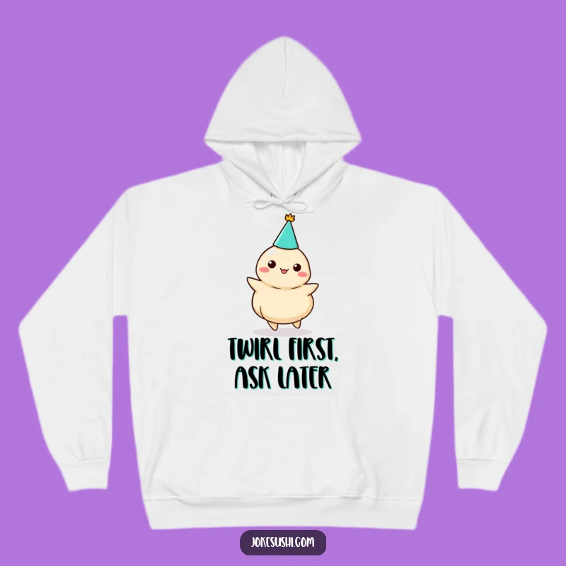 Cozy Funny Dumpling Party Hoodie: Stay Warm and Festive All Day Long