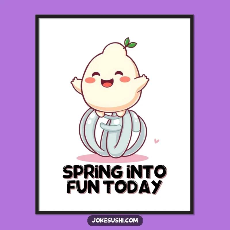 Free Printable Dumpling Spring Wall Art - Funny Downloadable Decor!