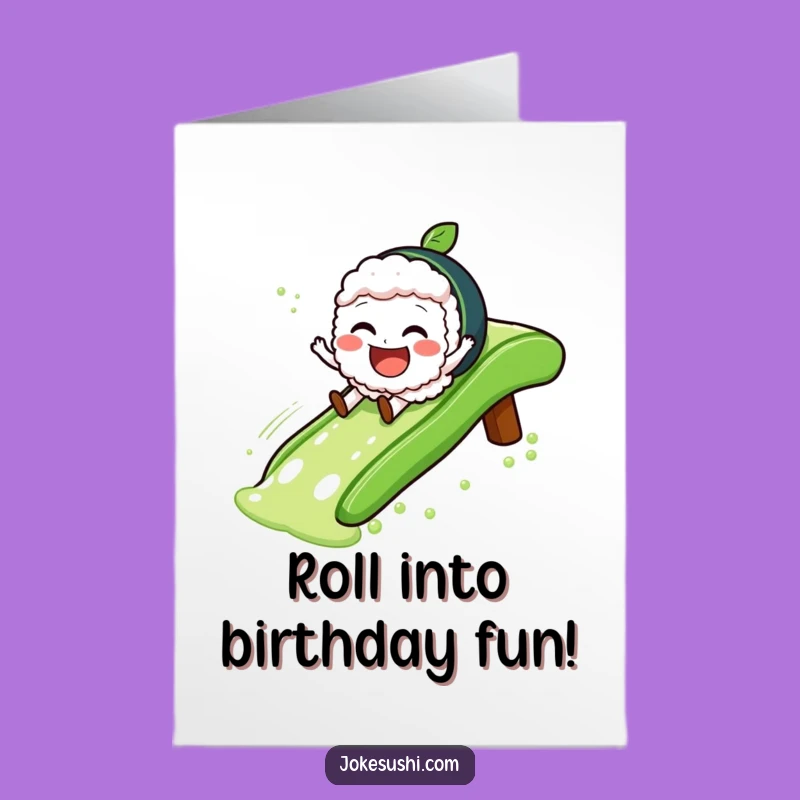 Free Printable Sushi Birthday Card: Funny Downloadable Gift for Sushi Lovers!