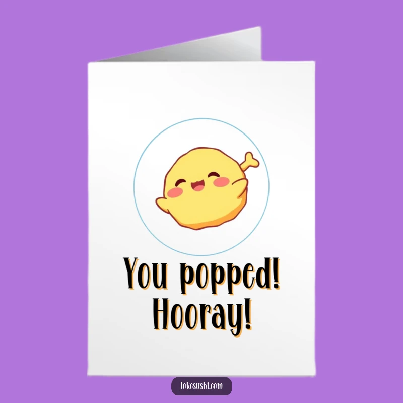 Free Printable Tempura Congrats Card: Hilarious Downloadable Gift for Big Moments!