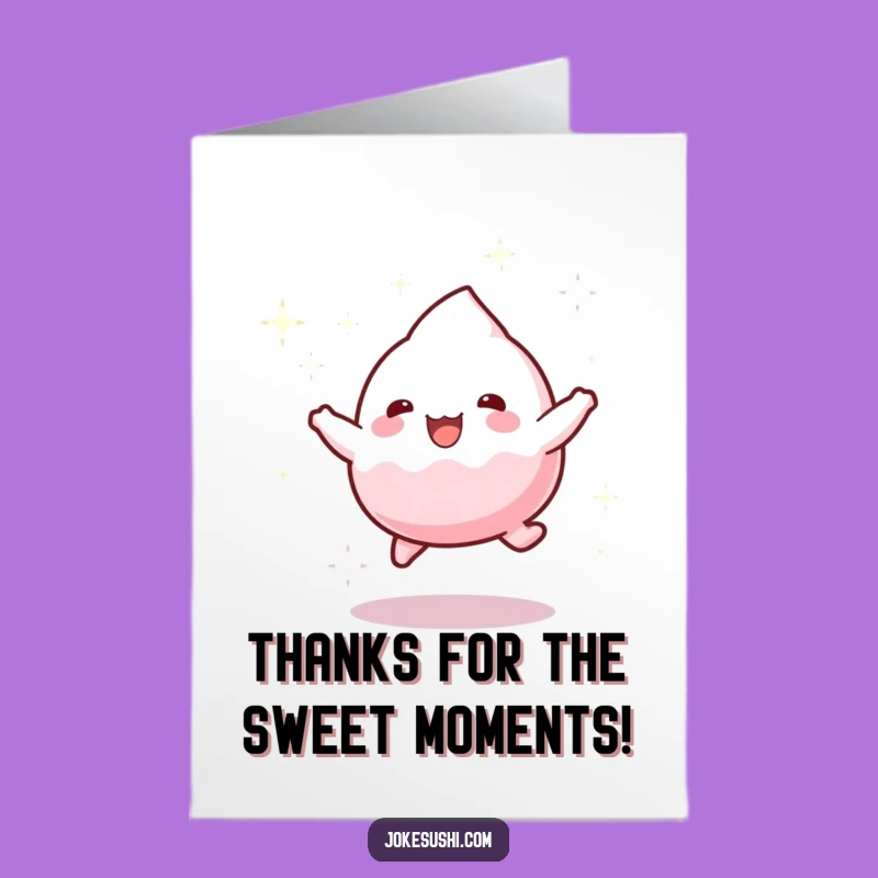 Free Printable Thank You Card: Mochi Bounce for Sweet Appreciation