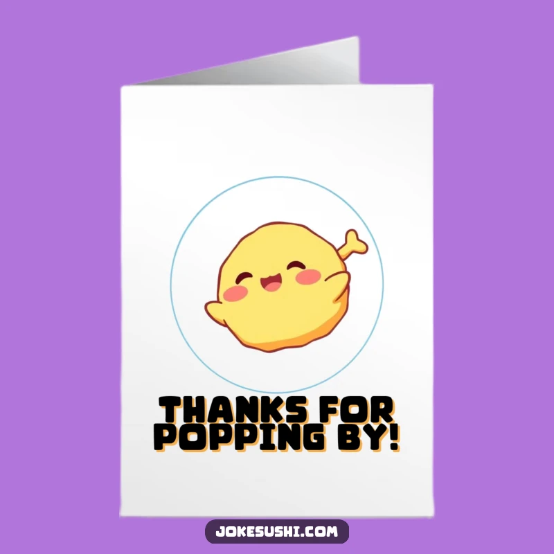 Free Printable Tempura Thank You Card: Funny Downloadable Gift for Appreciation!