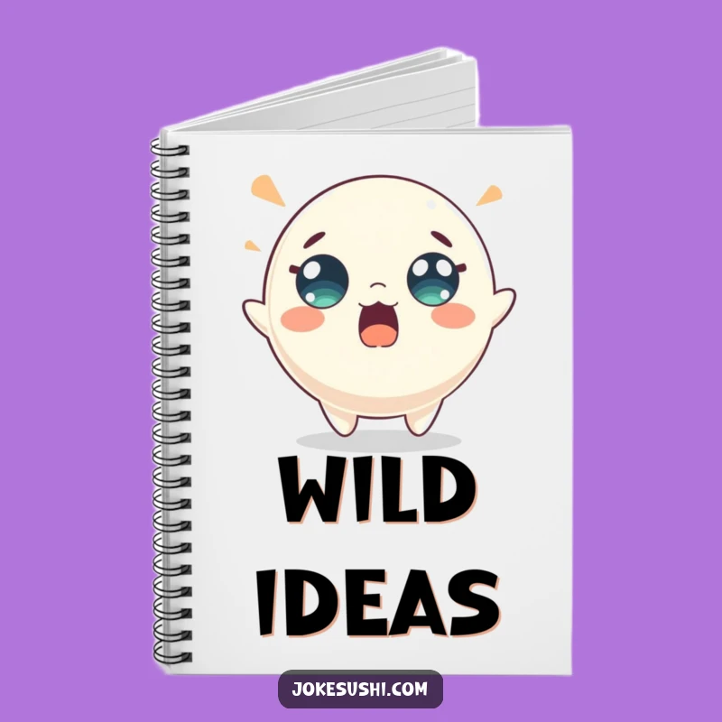 Funny Mochi Bounce Notebook: Surprised Character, Perfect Energetic Gift!